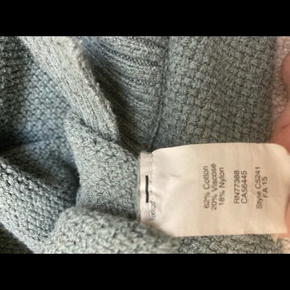 Madewell green cotton knit sweater size XS - Picture 5 of 5